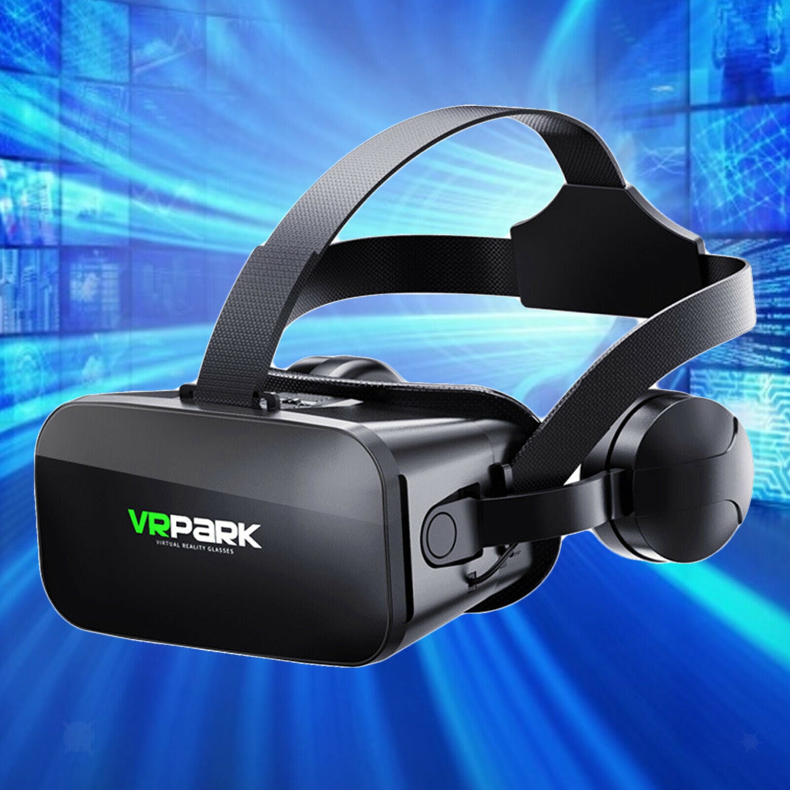 Head-Mounted VR Glasses Suitable for IOS & Android Phones Smartphones Video