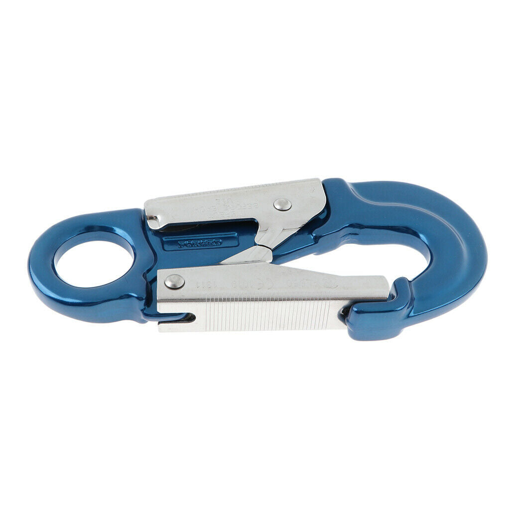 25 KN Double Action Locking Climbing Carabiner Safety Captive Eye Snap Hook, NEW