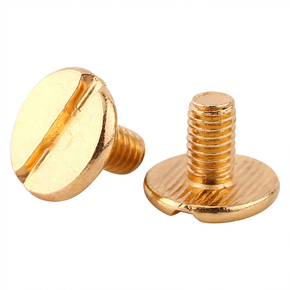 10pcs Brass Ball with O Ring Screwback Studs Nail Rivet/Round Head Leather Craft