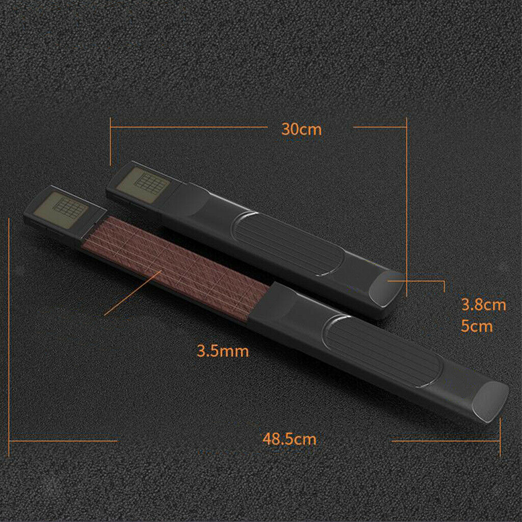 Black Pocket Guitar  Trainer Gadget Practice Tool Musical Instrument