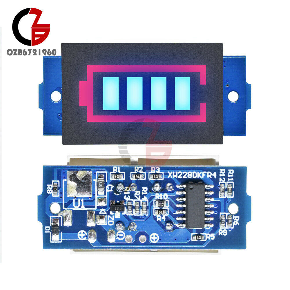 3S 12.6V Blue Display Lithium Battery Capacity Indicator Module Power Tester New