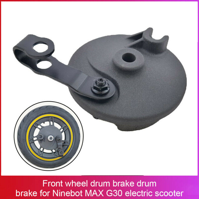 Front Wheel Scooter With Drum Brake for NINEBOT MAX G30 Smart Kick Scooter Parts
