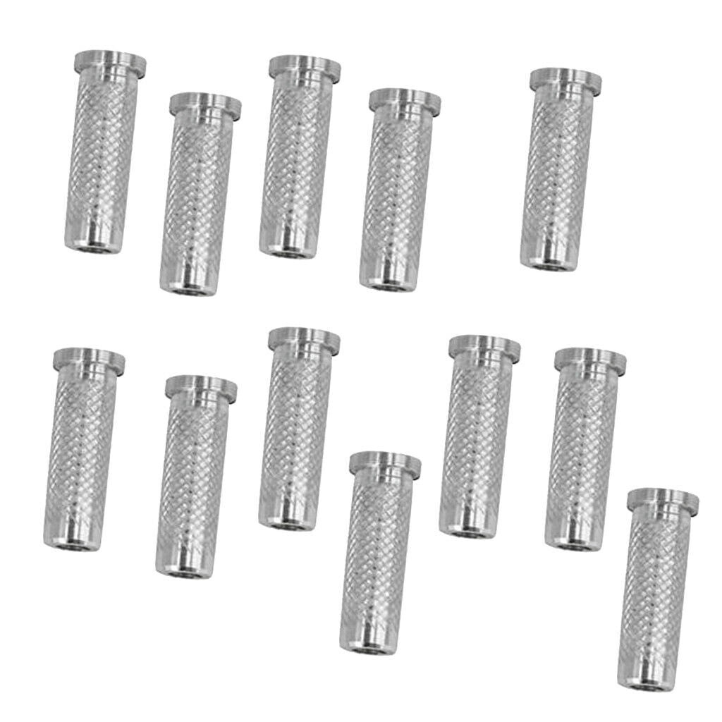 Pack of 12pcs Hunting Archery Carbon Shaft Aluminum Arrow Inserts 6.2mm