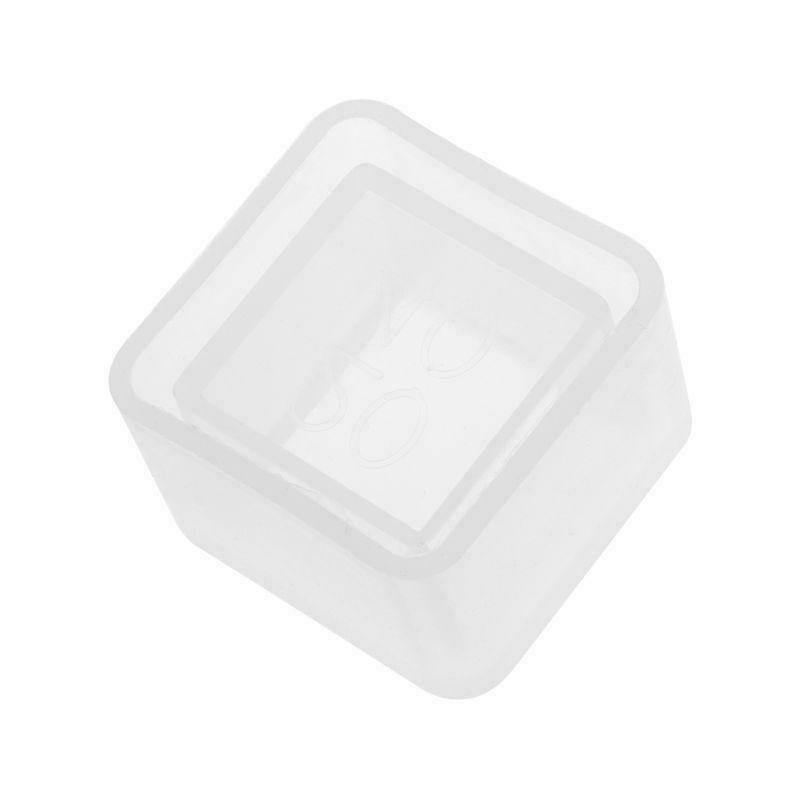 Cube Flower Pot DIY Silicone Mold Garden Planter Cement Concrete Vase Soap Mould
