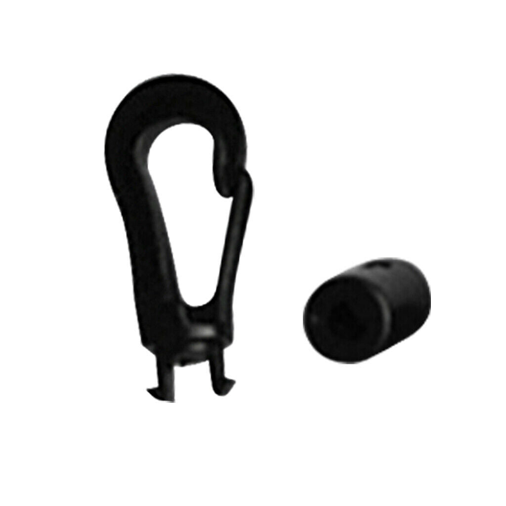 Set of 20 Kayak Tent Shock Cord Hook Marine Fitness Bungee Snap Clip Hooks