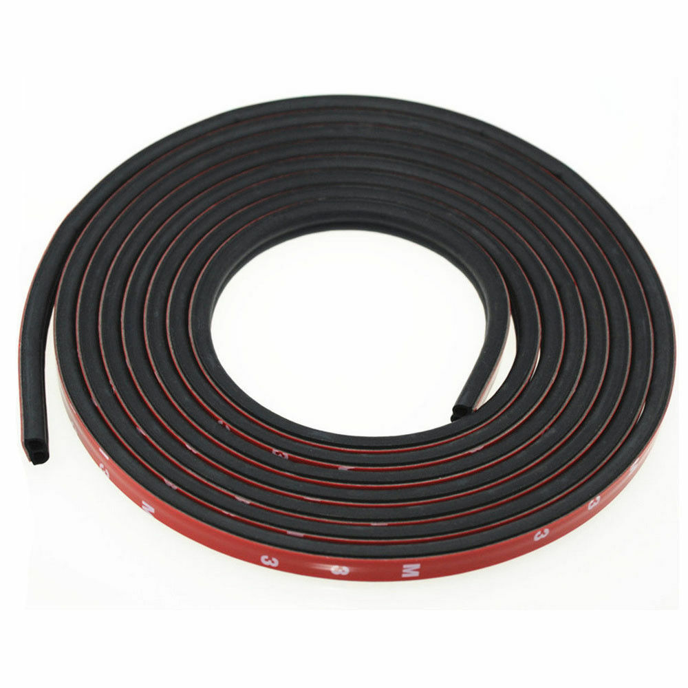 B-Shape Rubber Car Door Seal Strip Hood Trunk Edge Weatherstrip Moulding Trim