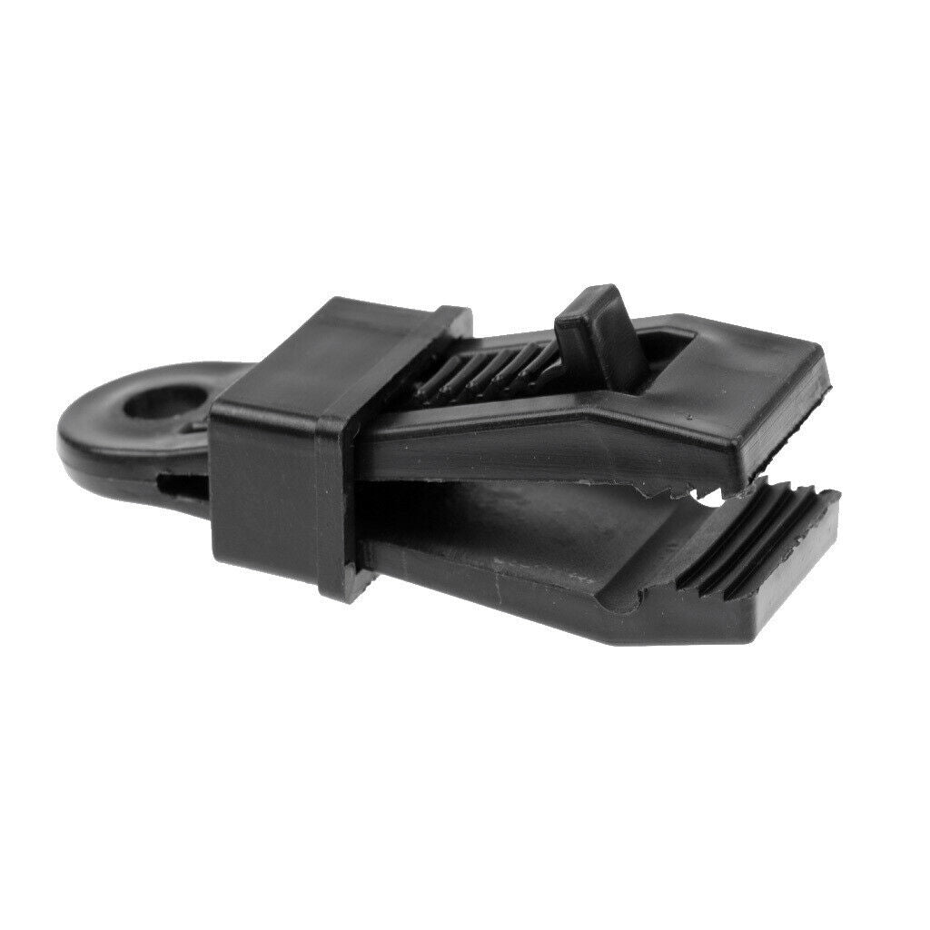 4 Pieces Camping Awning Clamp Set Plastic Tarp Clips Tent Canopy Accessories