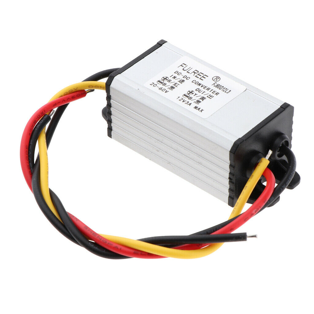 New DC/DC Converter 20-60V  to 12V 3A 36W Power Supply Module