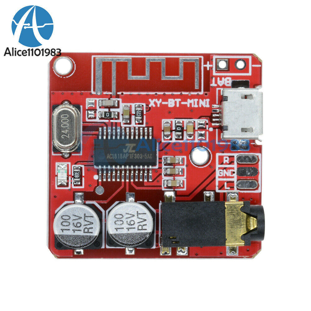 2Pcs Mini Bluetooth 4.1 Audio Receiver MP3 Decoder Lossless Amplifier Module