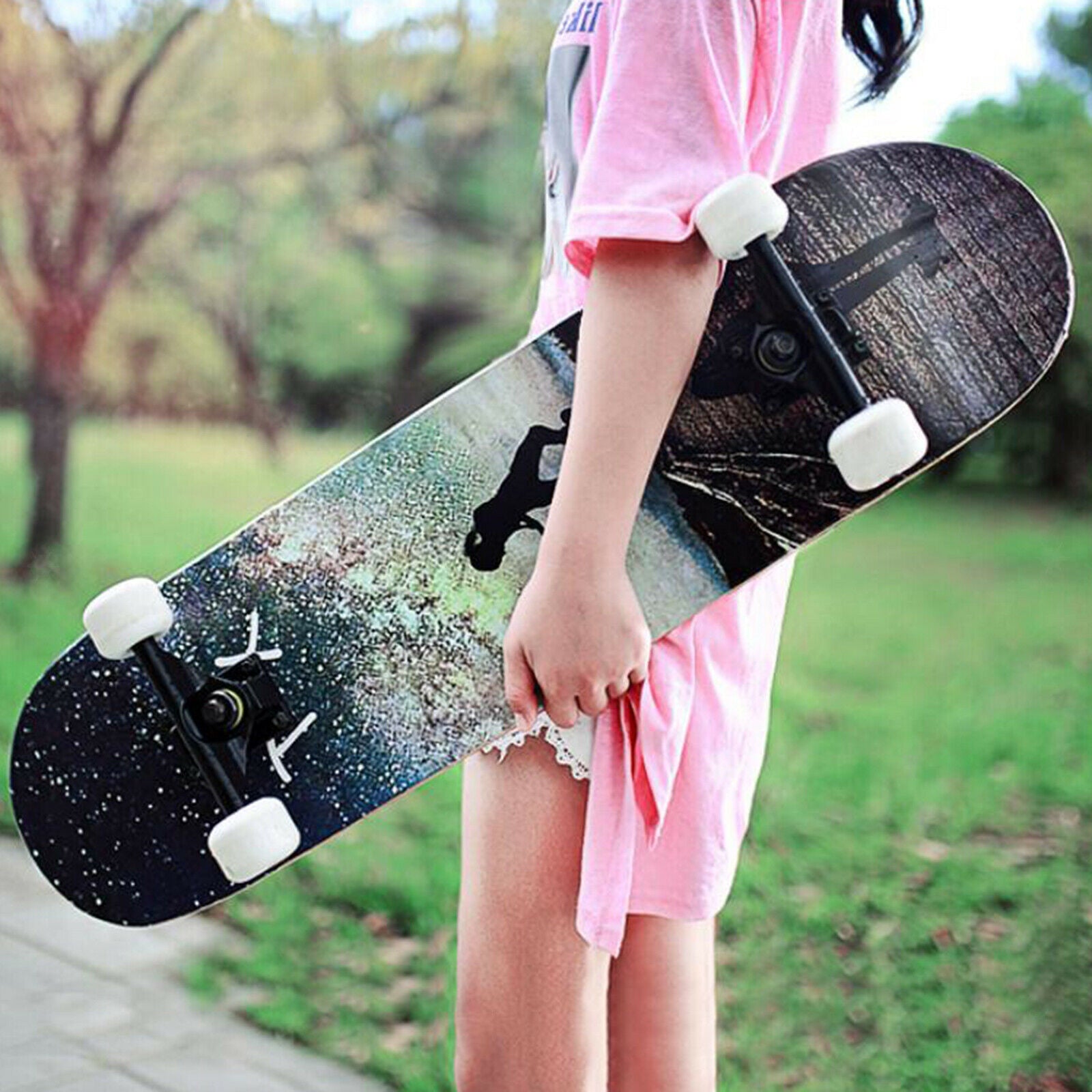 4Pack PU Skateboard Wheels Set 52x30mm 95A Skate Board Roller Accessories