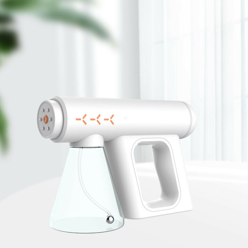 300ML Cordless 18W Blue Light Spray Disinfectant Sprayer Gun for Home Office