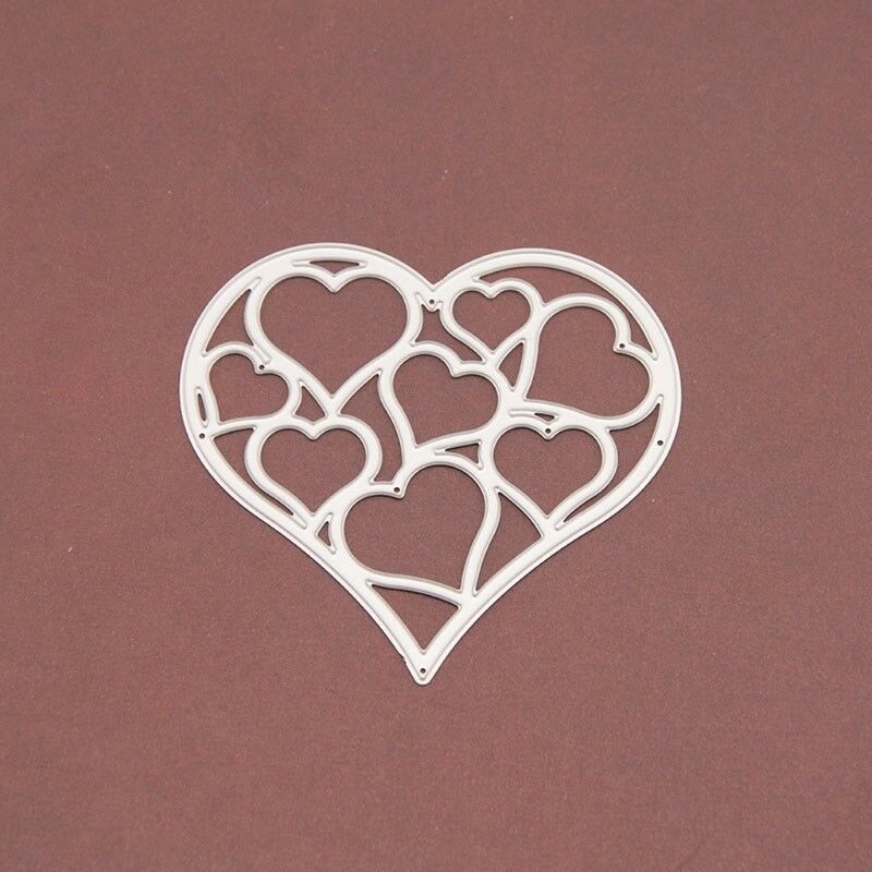 Love Heart Cutting Dies Stencil For DIY Scrapbooking Album Paper Embossing Craft