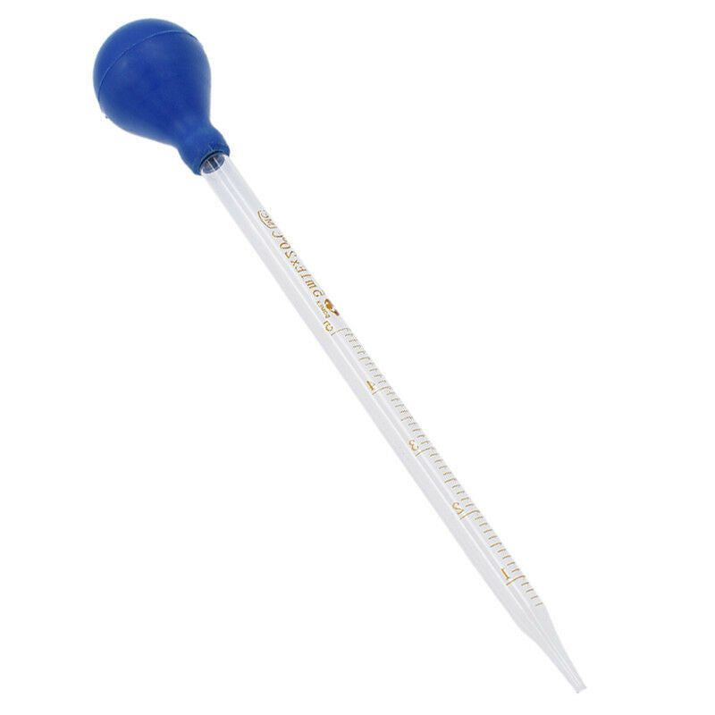 5ml Rubber Head Glass Dropper Pipettes With Graduated Scale Laboratory Equipment
