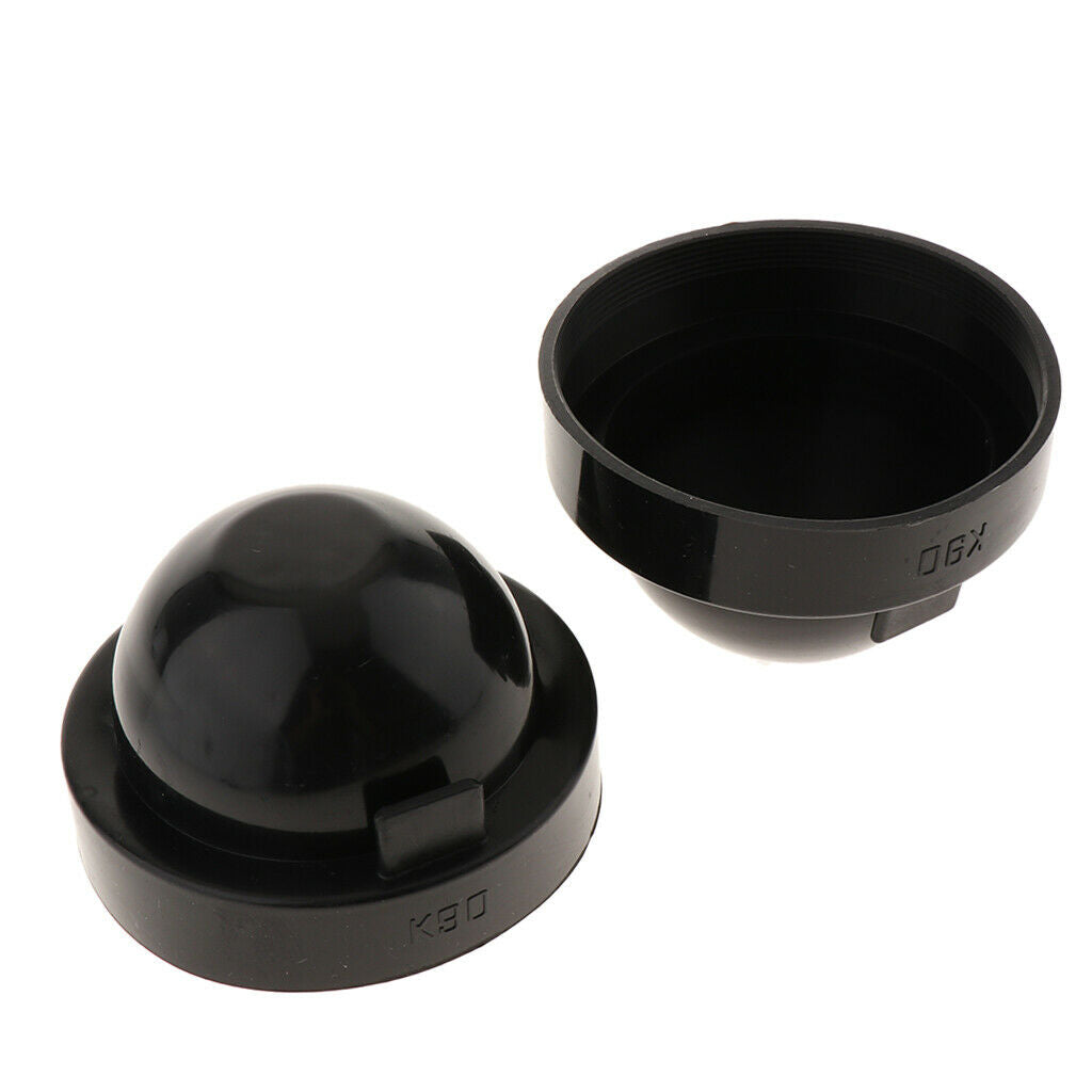 (2) 90mm Rubber Housing Seal Caps For Headlight Install Xenon Headlight Kit, LED