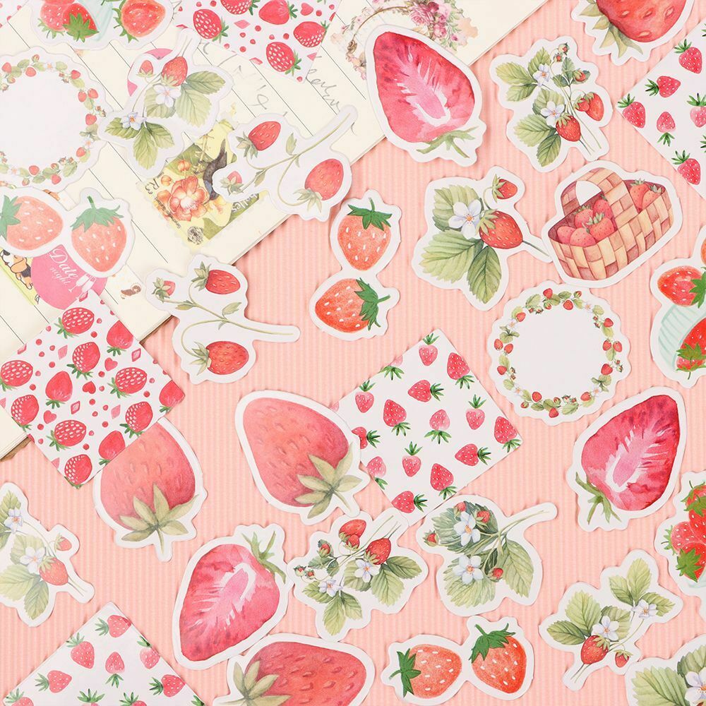 Cheese Decoration Self-adhesive Stickers Hand Account 45 Pcs/Set Photo Album