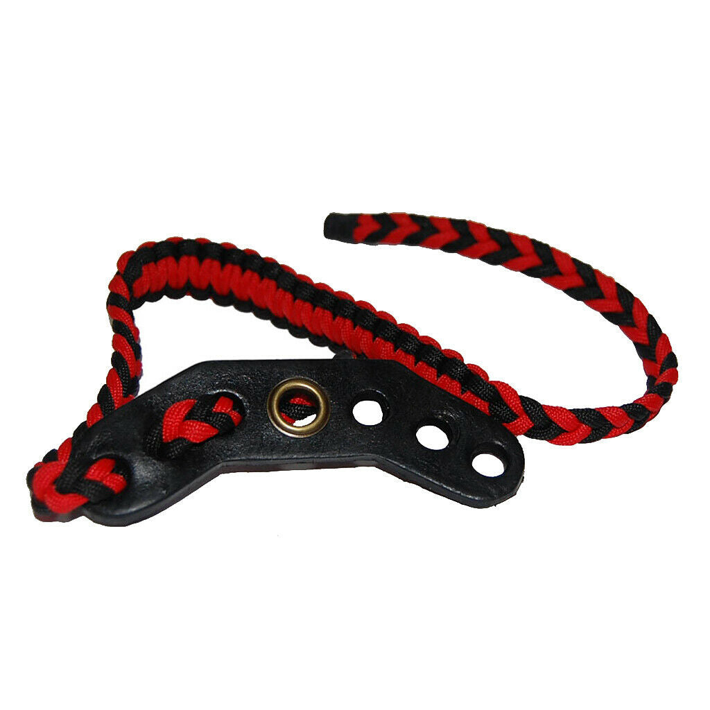 Archery Hunting Target Nylon Braided Paracord Compound Bow Wrist Strap