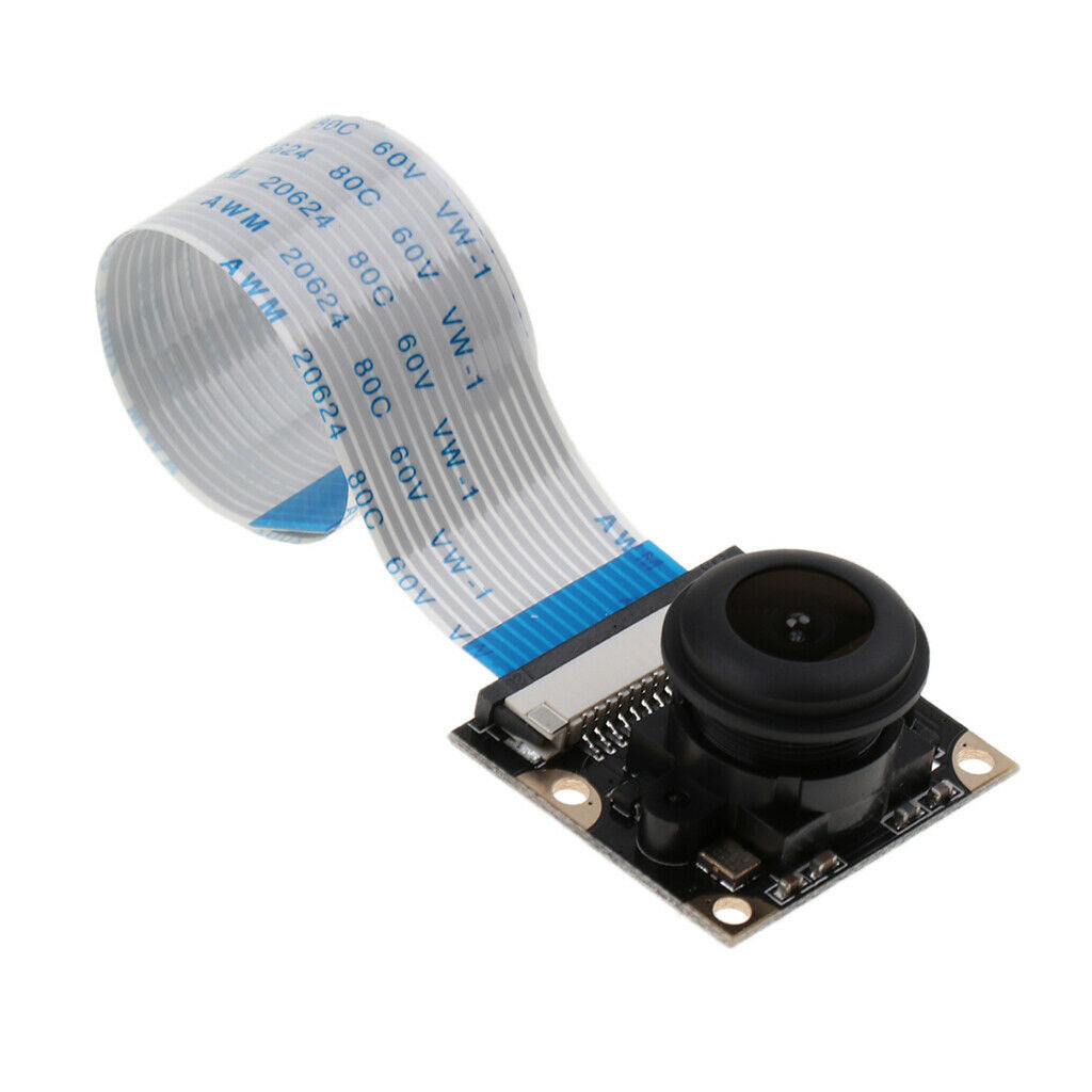 -eye Wide-angle Camera Adjustable Focus 1/4''for Raspberry Pi 3/ 2