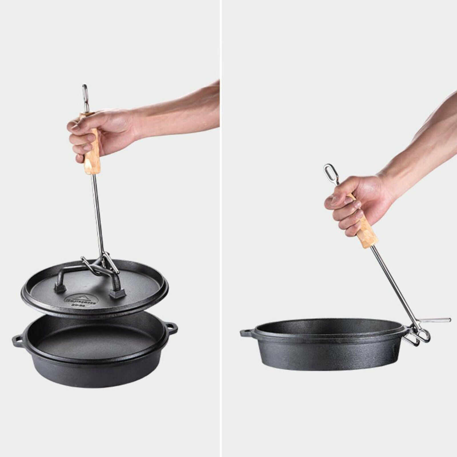 Dutch Oven Lid Lifter Lifting Carrying Dutch Ovens Scratch Resistant 14 inch