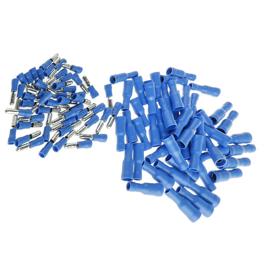 100PCS Spade Connectors - Quick Disconnect Wire Connector- Spade Terminals