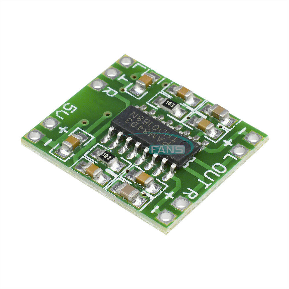 3PCS Digital Amplifier Board Class D 2*3W USB Power Mini PAM8403 Audio Module M