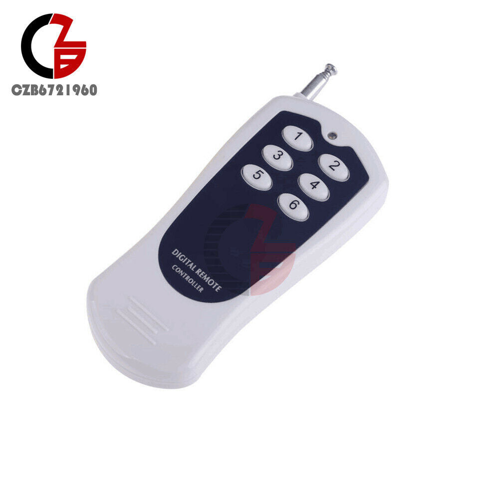 DC 12V 6-Channel RF Wireless Remote Control Switch Transmitter Module 315MHz