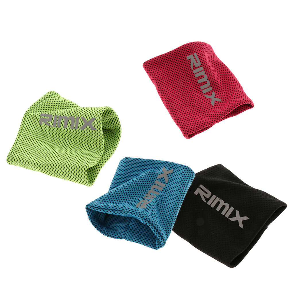 4 Pairs Outdoor Wrist Bands Cool Feeling Sports Wrist Sweatbands Men & Women