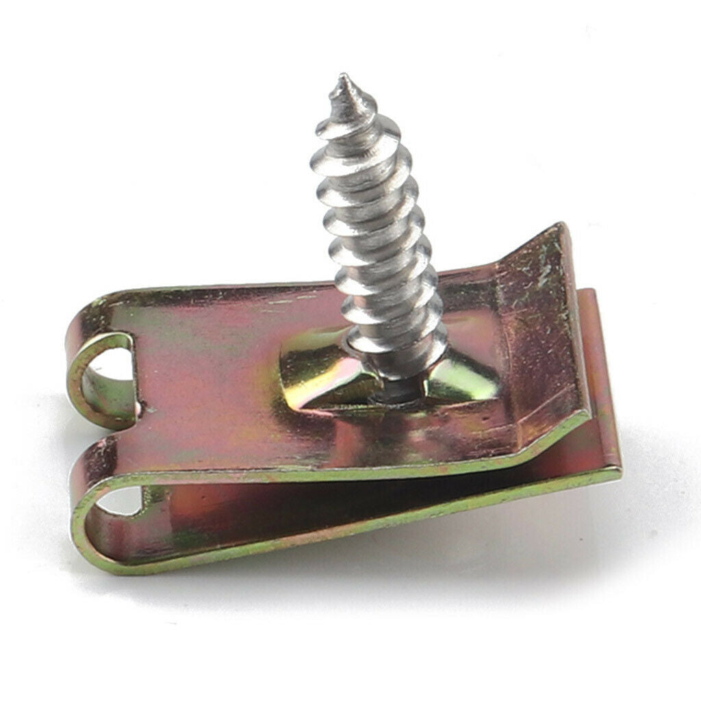 Pack of 200 Assorted Spire Clips U Nuts Rivet No.10, No.12, M4x16, Clips Set