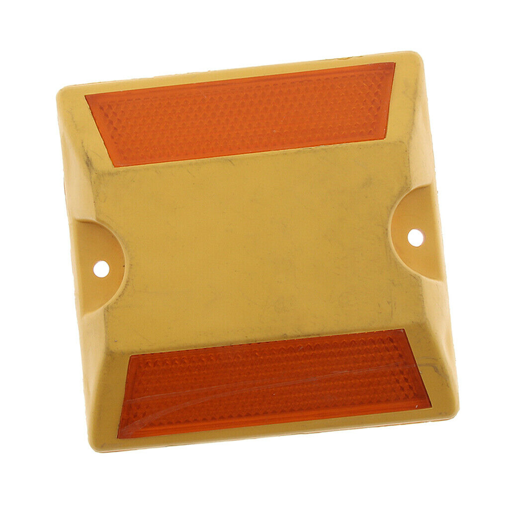 (5 Pack) Commercial Reflective Road Pavement Marker (Yellow)