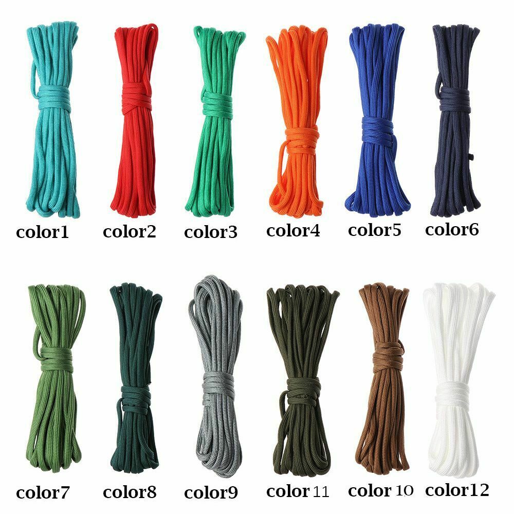 Equipment Survival kit Parachute Cord Paracord Cord Rope Lanyard Tent Ropes