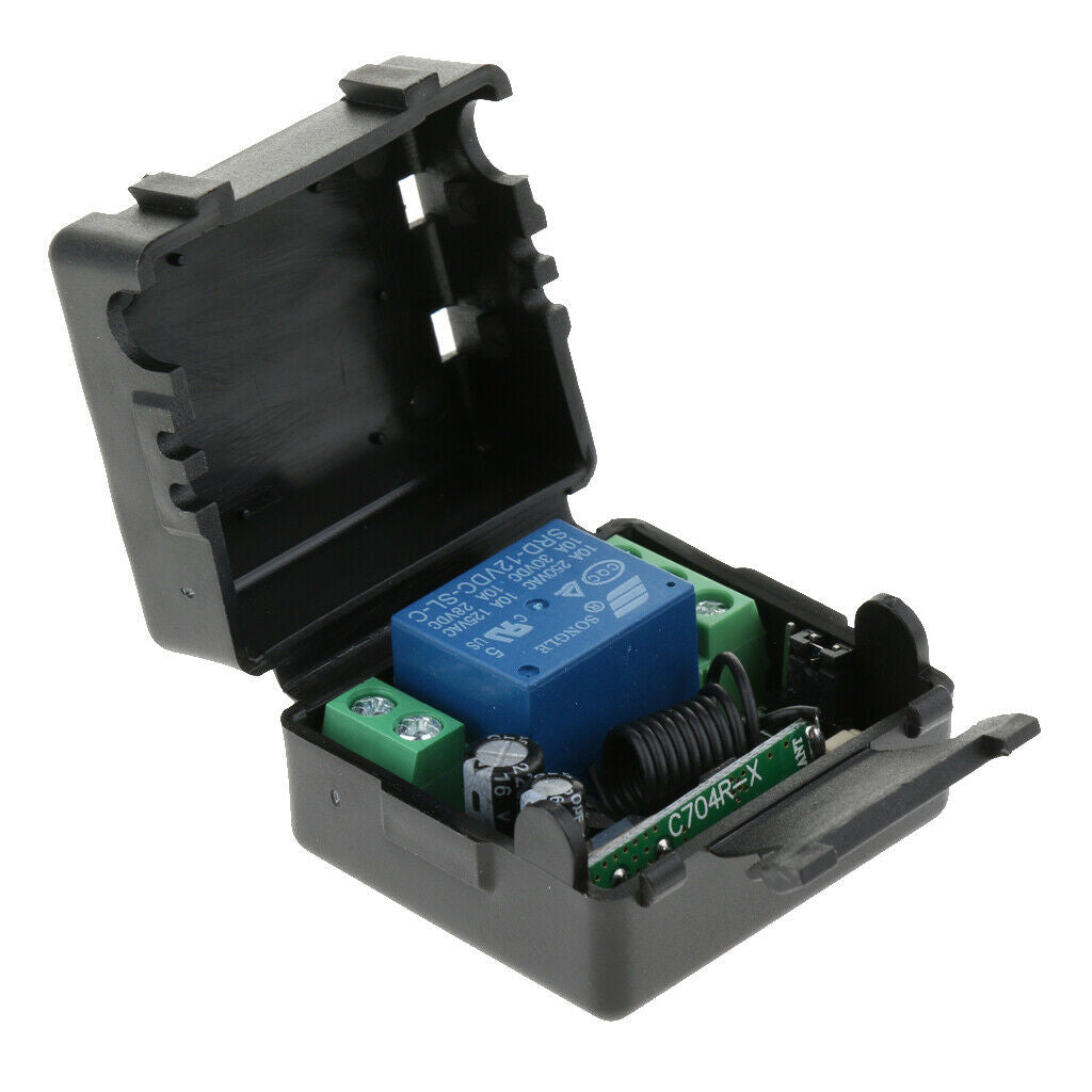 1 Way DC 12V 433MHz Smart Relay Wireless Remote Control Switch Transmitter
