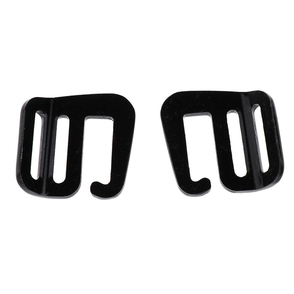 30x Webbing Strap Buckles for Belts G Hook Carabiners Fasten Belt Clips
