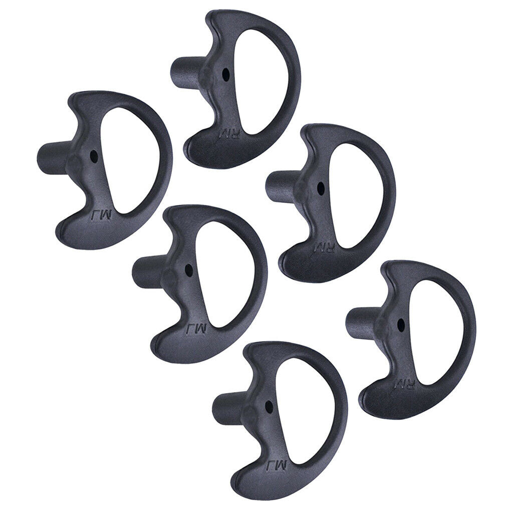 3 Pairs Replacement Earplug Earmold Ear Buds for Two-Way Radio Walkie Talkie