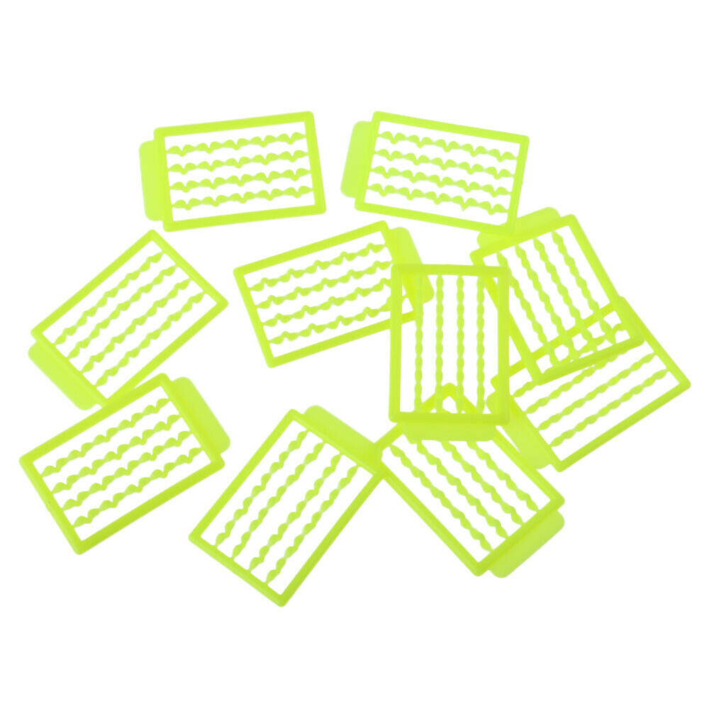 10pcs Boilie Stoppers Carp Fishing Pellets Bands Bait Elastic Bands Yellow