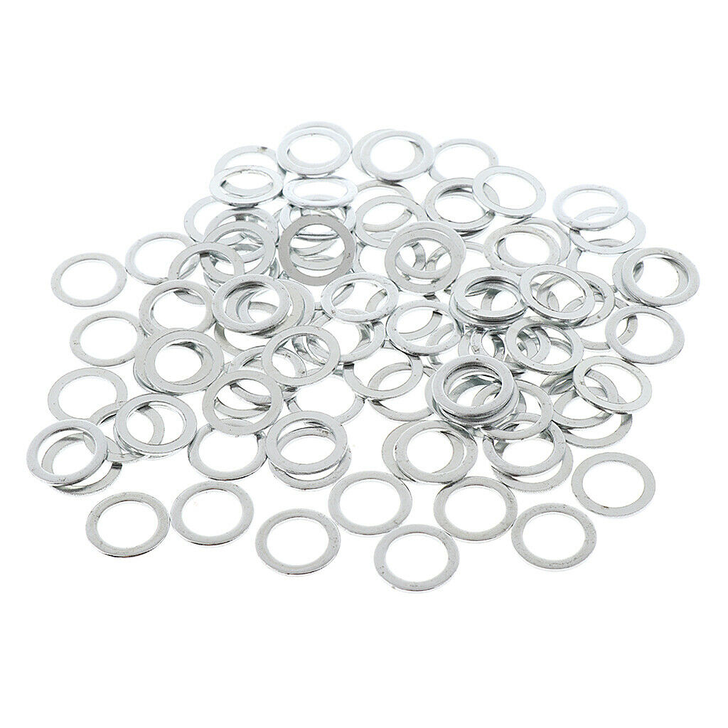 100 Pack Standard Truck Axle Speed Washers Rings Longboard Accessories Kit