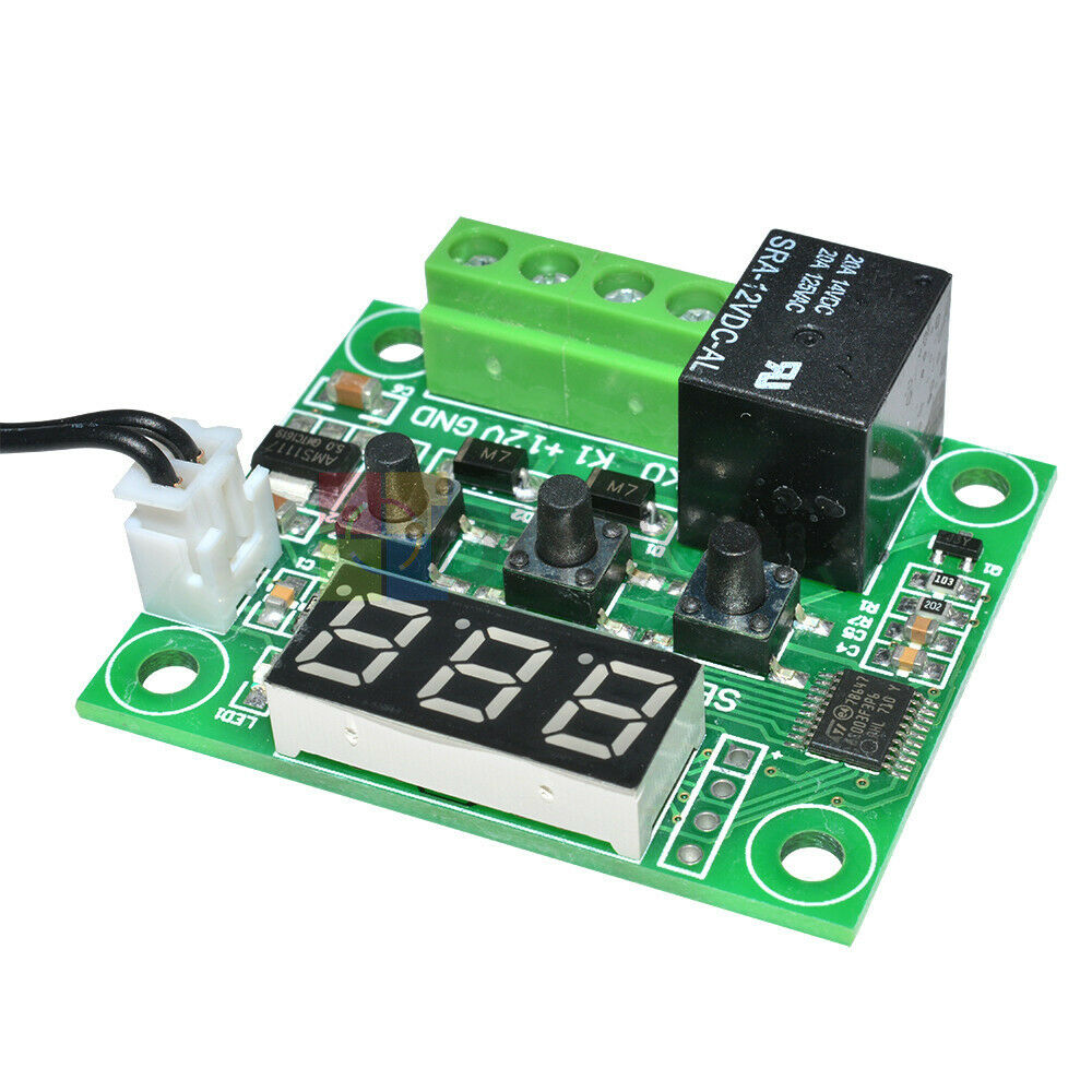 -50-110°C W1209 Digital thermostat Temperature Control Switch 12V + sensor