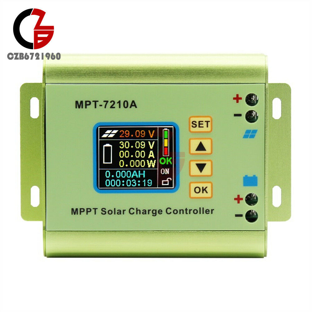 MPT-7210A LCD Display MPPT Solar Charge Controller Boost Battery Charging Module