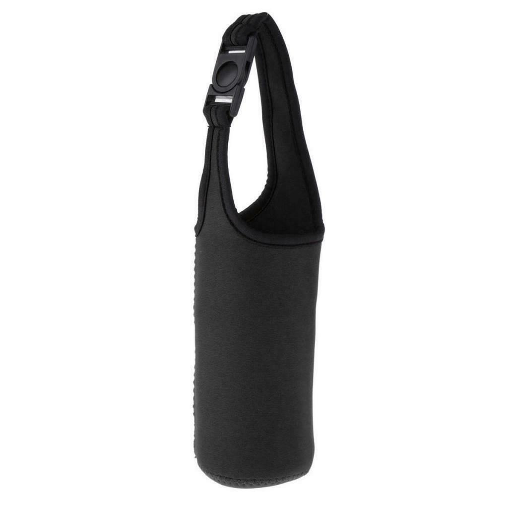 Water Bottle Tumbler Carrier Bag Cover Holder Protective Pouch Black