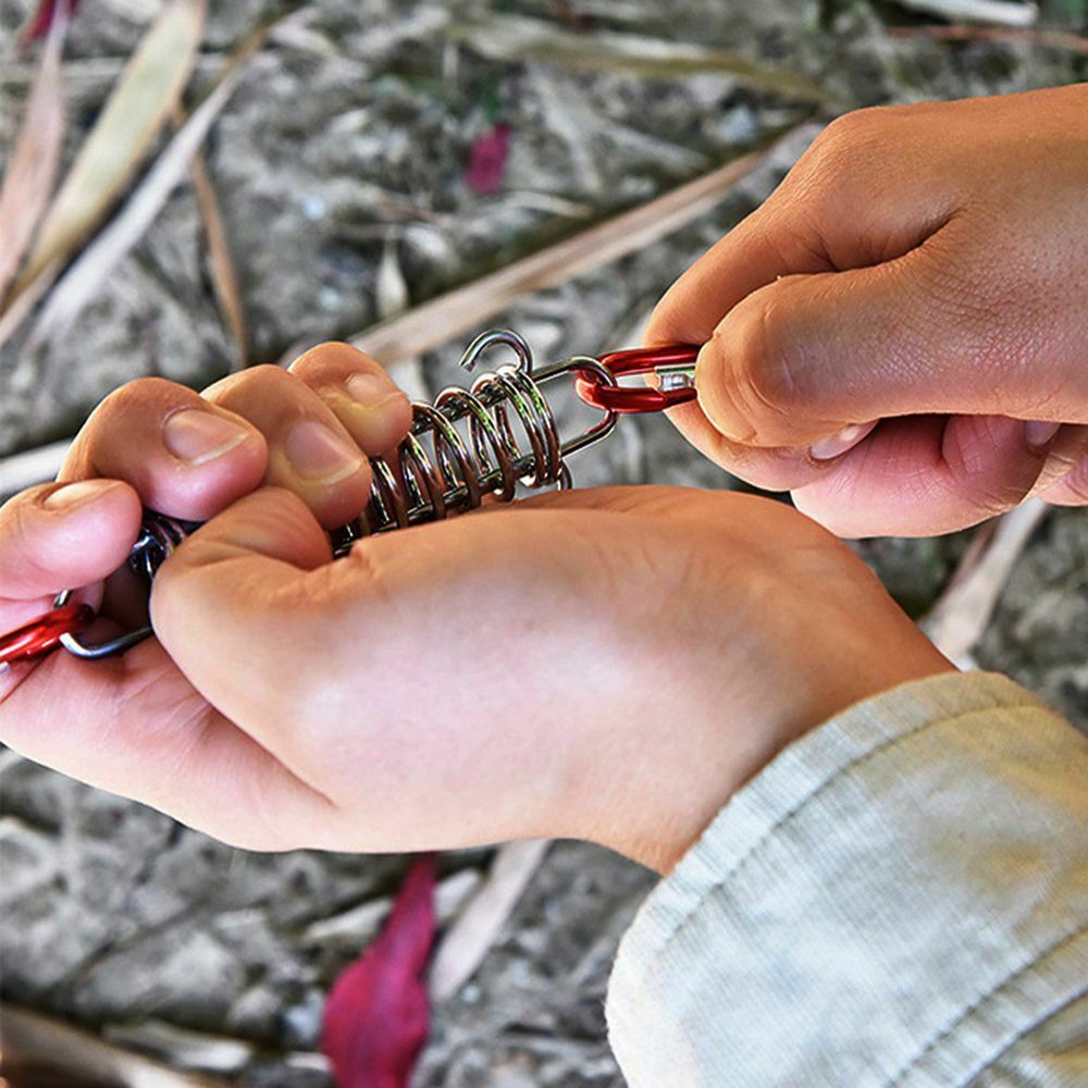 Outdoor Tool Rope Tensioner Fixed Hook Buckle Spring Buckle High Strength