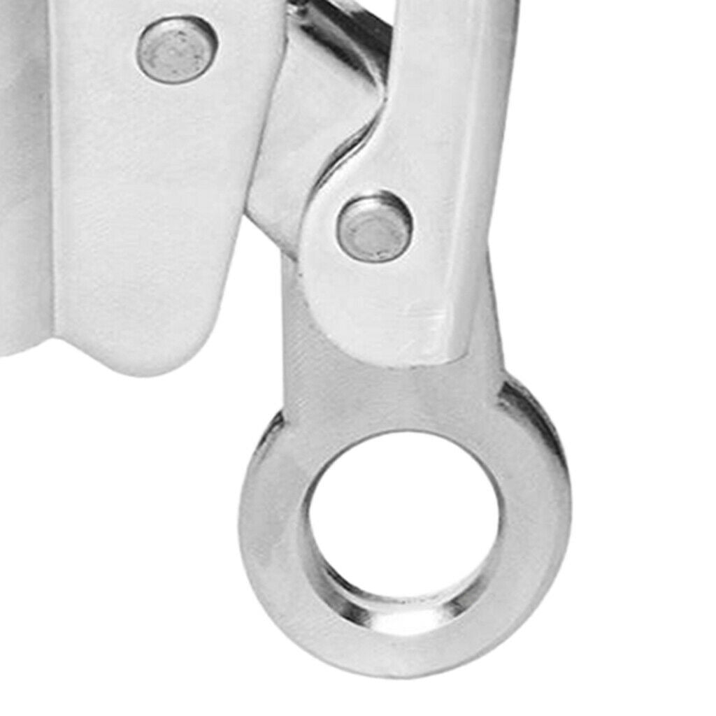 Reversed Tooth Alloy Auto Locking Rope Grab Climbing Fall Protect Carabiner