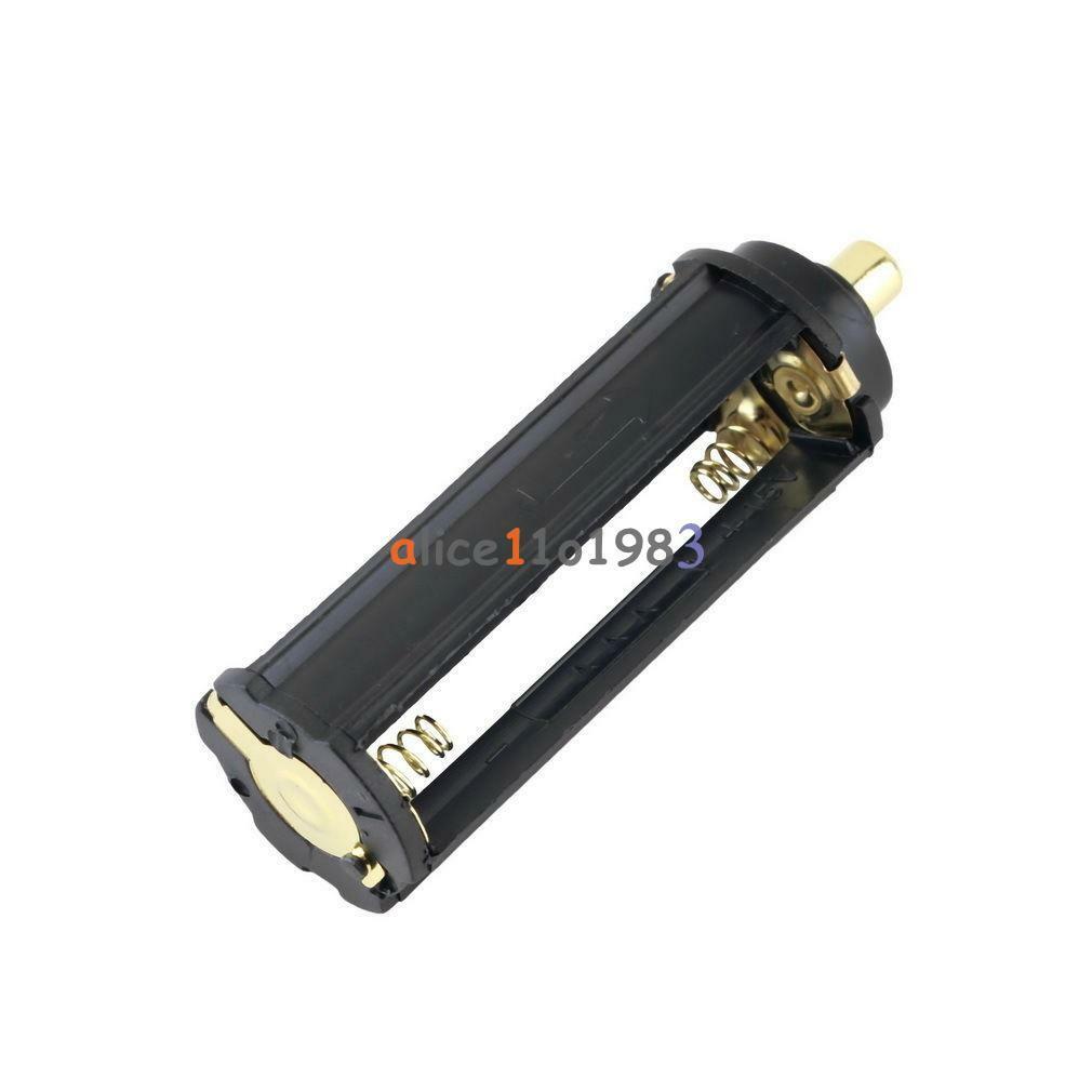 2PCS Plastical Battery Holder Box Case 3 AAA To 18650 Battery Converter