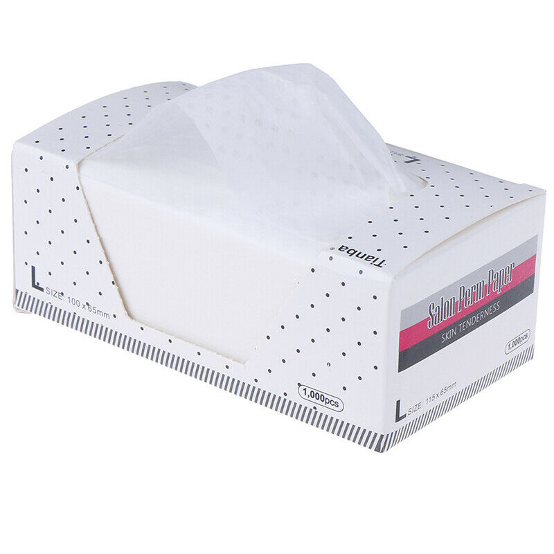 1000 Sheets/Box Hair Salon Perm Papers End Electric Wraps Perming End WrapsSBDD