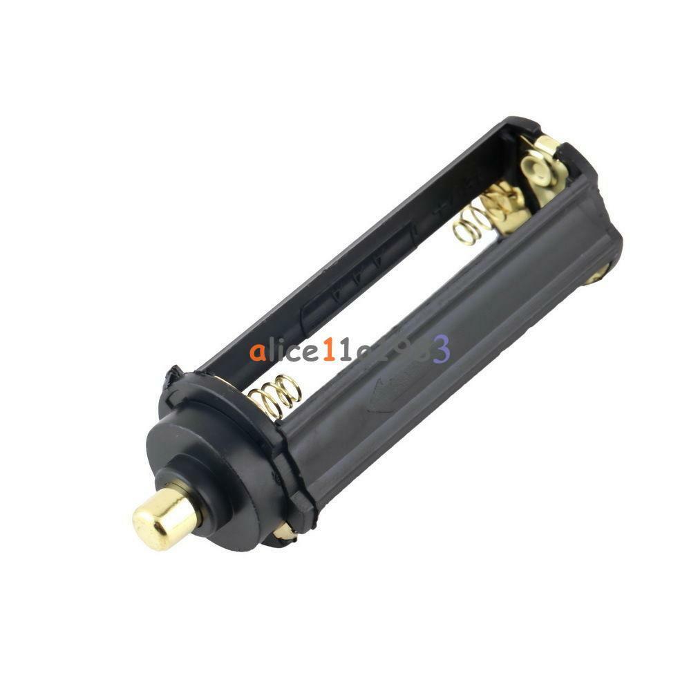 2PCS Plastical Battery Holder Box Case 3 AAA To 18650 Battery Converter