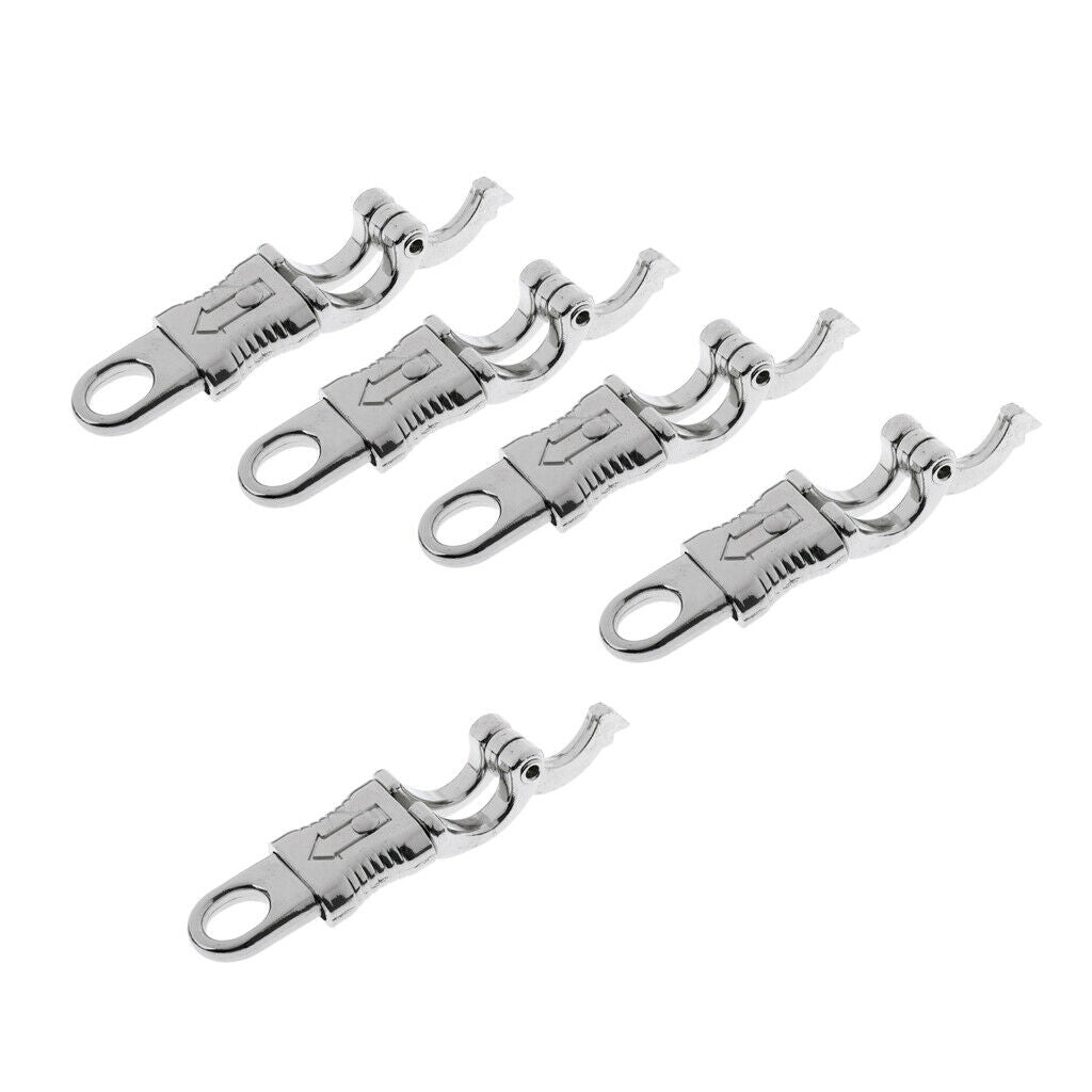 5pcs High Quality 100mm Alloy Equestrian Panic Hook Quick Release Clip