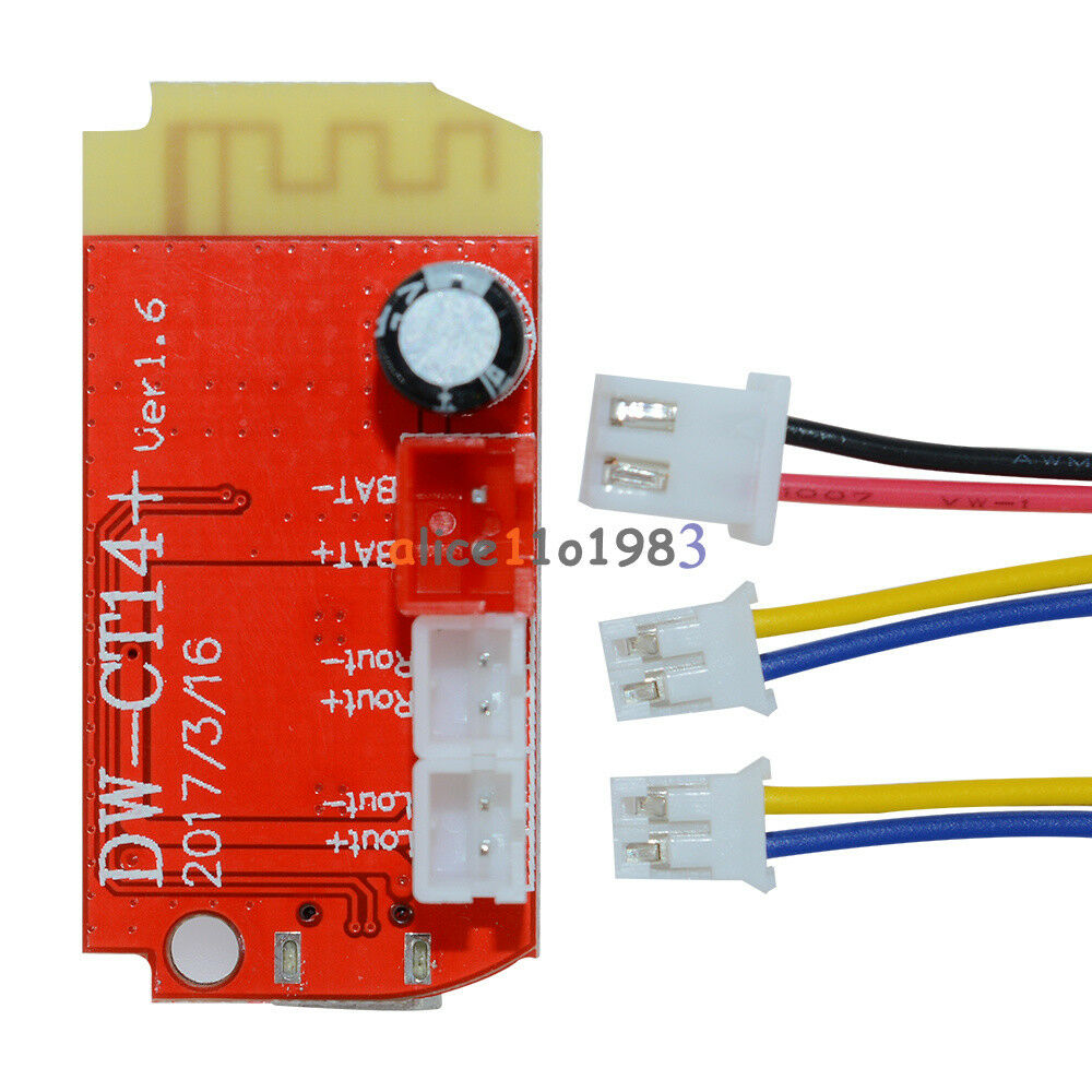 Dual Plate 3W Amplifier Board DIY Bluetooth Speaker Modification Module 3.7-5V