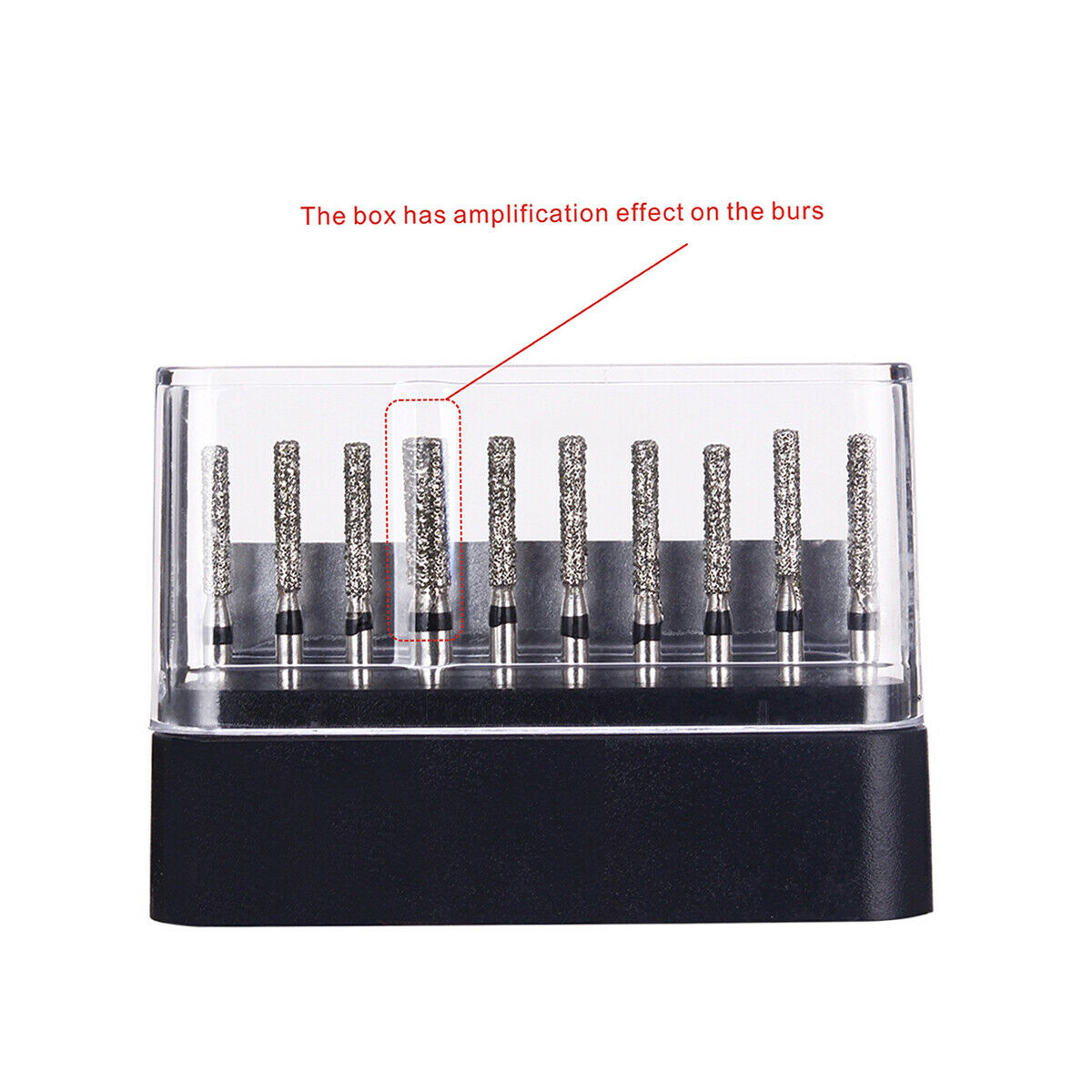100 X Dental Diamond FG Burs Drill SF-12S For High Speed Handpiece AZDENT