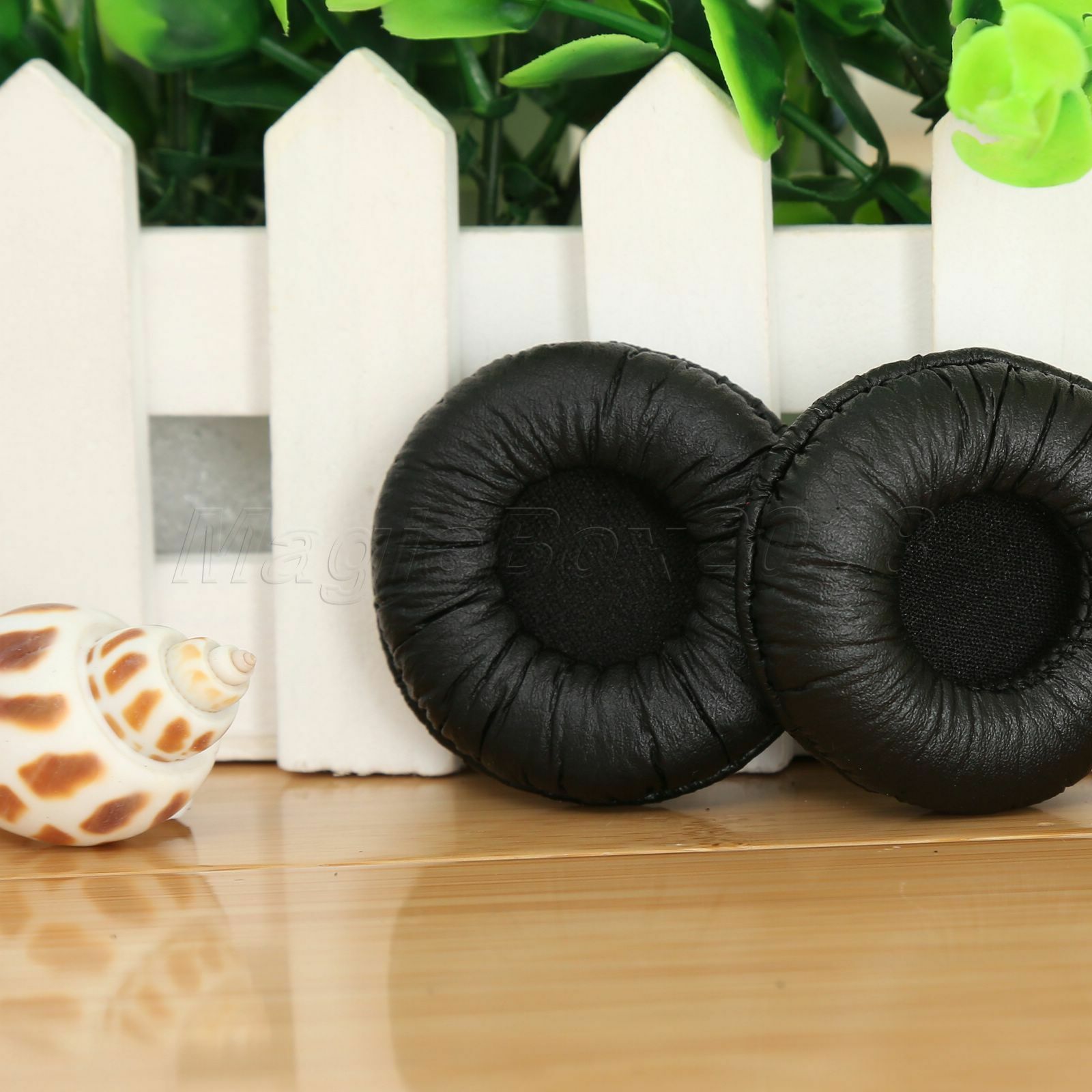 2 Pairs 45 mm 1.77" Ear Pads Cushion Replacement Cover for Headphone Headsets