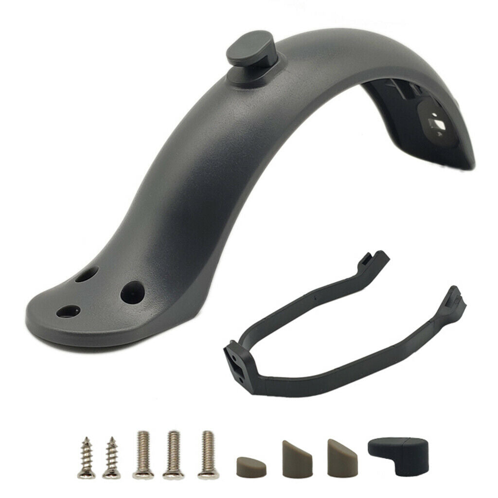 Rear Fender Mudguard Black Stronger for Electric Scooter Spare Parts