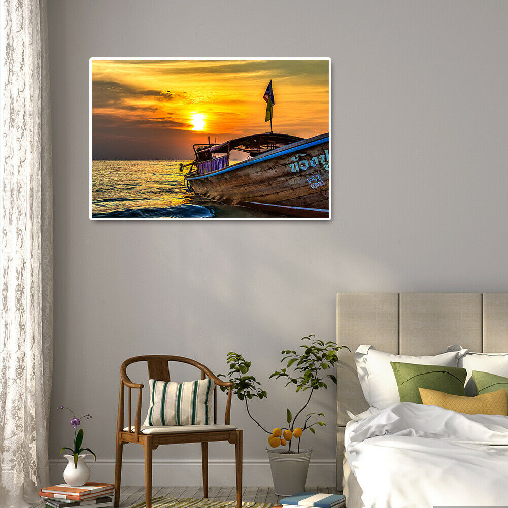 1000 Pieces DIY Paper Jigsaw Puzzle Boat Picture Toys for Reduce Stress @