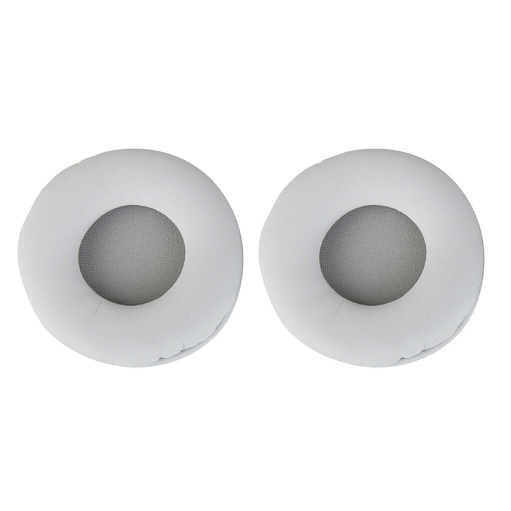 Pair Headphone Replacement Earpad Cushion for   MDR-ZX600 White with Grey