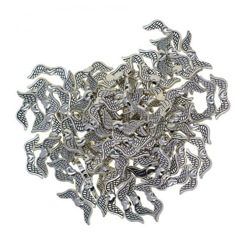 100 x metal angel wings metal beads spacer beads beads spacer beads